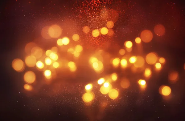 Abstrakta bokeh bakgrund av gyllene ljus burst gjort från bokeh motion — Stockfoto
