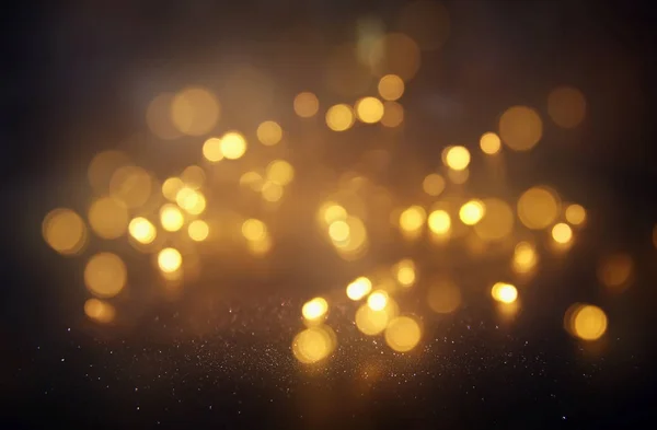 Abstracte bokeh achtergrond van gouden licht burst gemaakt van bokeh beweging — Stockfoto