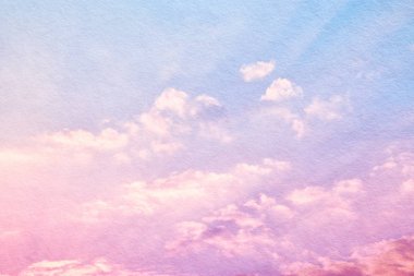 soyut patel bulutlar ve gökyüzü doku ile görüntü