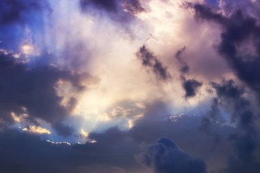 gündoğumu gökyüzü bulutlu görüntüsünü