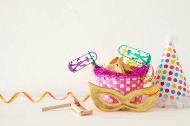 Purim kutlama kavramı (Yahudi karnaval tatil).