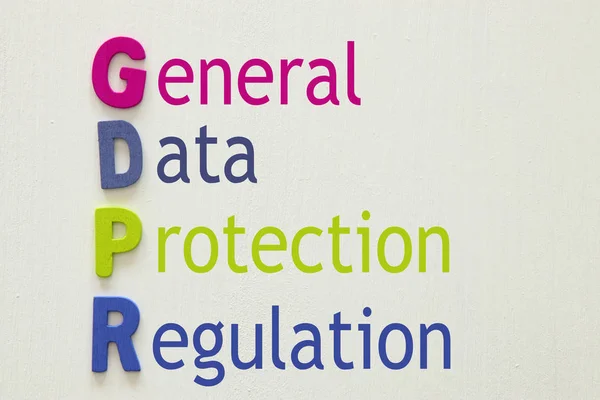 Concepto del Reglamento General de Protección de Datos (RGPD). —  Fotos de Stock