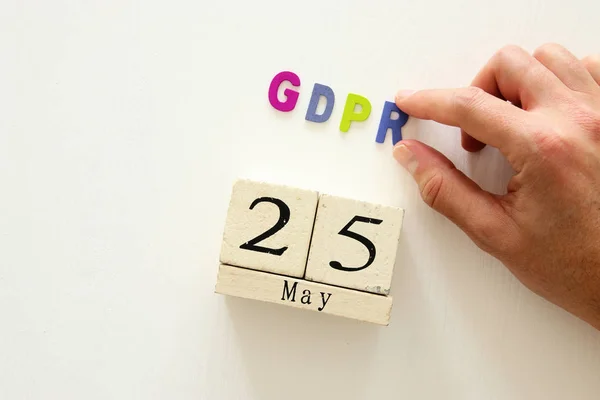 Conceito do Regulamento Geral de Proteção de Dados (RGPD). — Fotografia de Stock