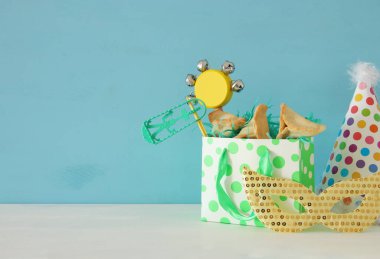 Purim kutlama kavramı (Yahudi karnaval tatil).