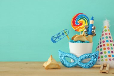 Purim kutlama kavramı (Yahudi karnaval tatil).