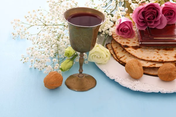 Pesah oslava koncept (židovský Pesach dovolená) — Stock fotografie