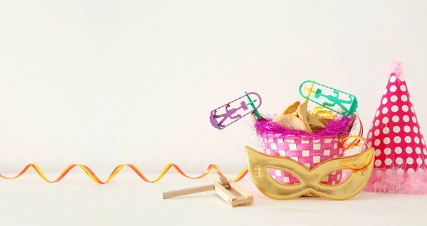 Purim celebration concept (jewish carnival holiday). — Stock Photo, Image
