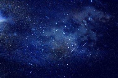 Galaxy ve bulutsu. Yıldızlı uzay arka plan dokusu.