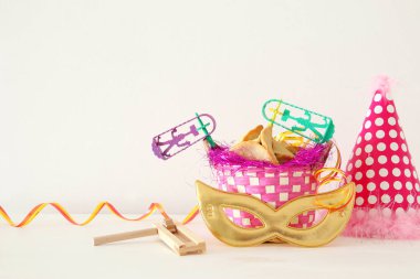 Purim kutlama kavramı (Yahudi karnaval tatil).