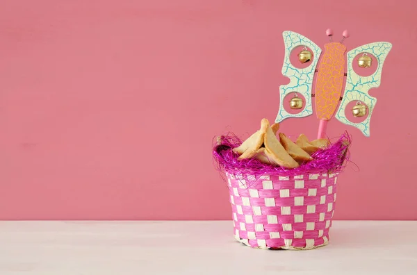 Purim concepto de celebración (fiesta de carnaval judío ). — Foto de Stock