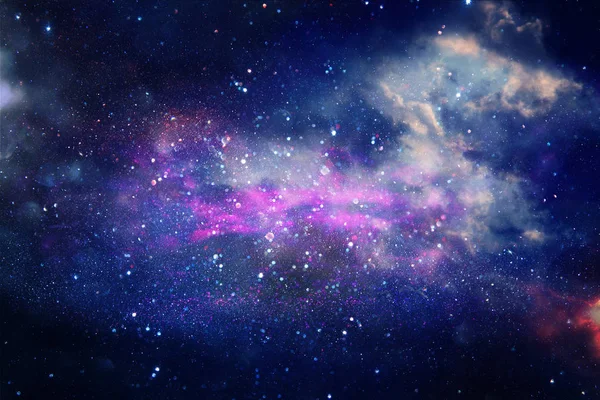 Galaxy en nevel. Sterrenhemel heelal achtergrondstructuur. — Stockfoto