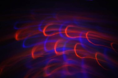 neon ışık patlama görüntüsü. soyut resim.