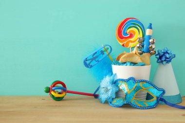 Purim kutlama kavramı (Yahudi karnaval tatil).