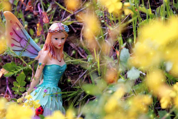 森の小さな妖精の魔法のイメージ. — ストック写真
