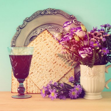 Pesah kutlama konsepti (Yahudi bayramı tatili).