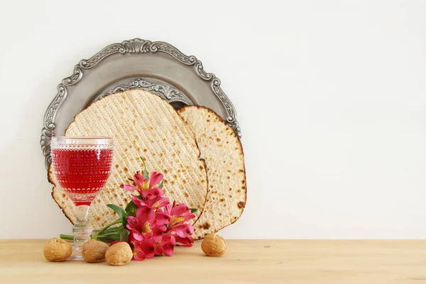 Pesah oslava koncept (židovský Pesach dovolená). — Stock fotografie