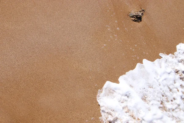 Achtergrond van strand en zee golven. — Stockfoto