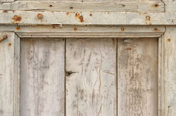 Hintergrund der alten Grunge-Holzstruktur. Teil der antiken alten Tür. für Fotografie Produktkulisse. — Stockfoto