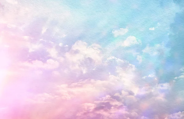 Image of abstract pastel clouds and sky with texture. — Stock Photo, Image