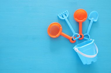 tatil ve yaz görüntü ile plaj oyuncakları çocuk için.