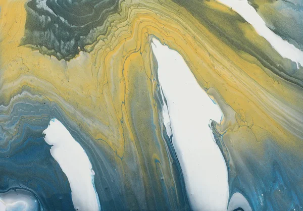 Soyut mermer efekt arka planının sanat fotoğrafçılığı. mavi, kalay, beyaz, gri ve altın rengi yaratıcı renkler. Güzel boya.. — Stok fotoğraf