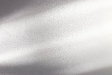 Beyaz desenli duvarın üzerindeki organik gölgenin arkaplanı