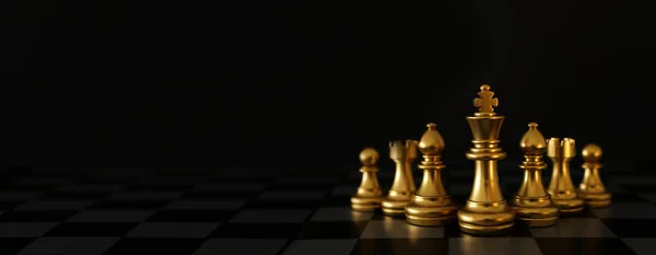 Image of chess game. Business, competition, strategy, leadership and success concept