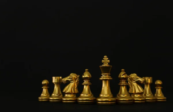 Изображение шахматной игры. Бизнес, конкуренция, стратегия, лидерство и концепция успеха — стоковое фото