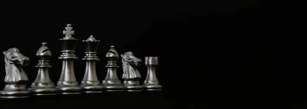 Image of chess game. Business, competition, strategy, leadership and success concept