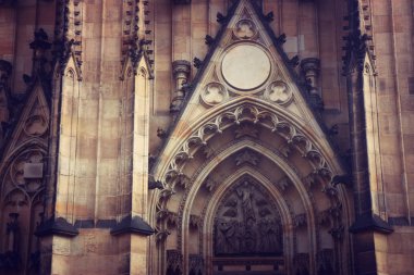 Prag Katedrali 'nin açık hava manzarası