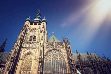 Prag Katedrali 'nin açık hava manzarası