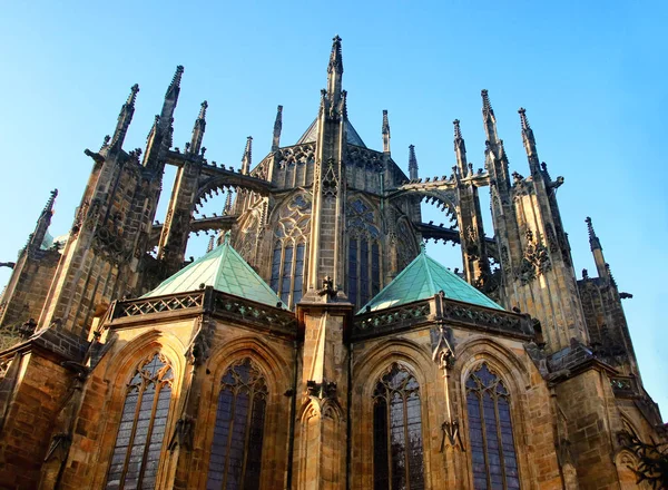 Vista sulla cattedrale di Praga — Foto Stock