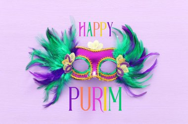 Purim Festivali kutlama kavramı (Yahudi karnaval tatil)