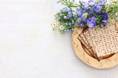 Pesah celebration concept (jewish Passover holiday) clipart