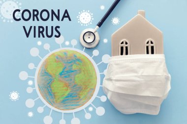 Corona Virüs Salgını. Sağlık ve tıbbi konsept