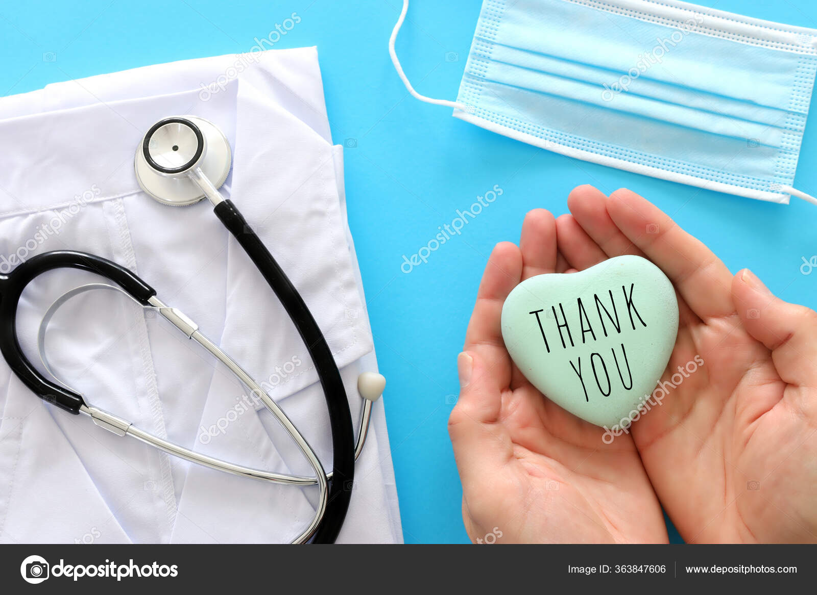 Концептуальный Образ Благодарности Врачам Медсестрам