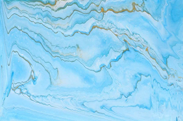 Fotografia Arte Fundo Efeito Marbleized Abstrato Cores Criativas Azuis Brancas — Fotografia de Stock
