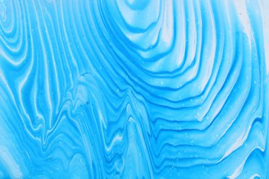 Soyut mermer efekt arka planının sanat fotoğrafçılığı. Mavi ve beyaz yaratıcı renkler. Güzel boya.