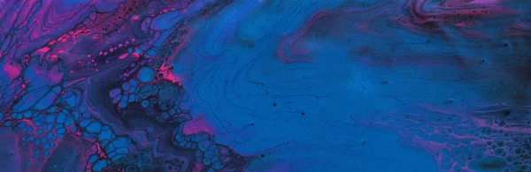 Художественная Фотография Абстрактного Мраморного Фона Эффекта Черный Синий Розовый Фиолетовый — стоковое фото
