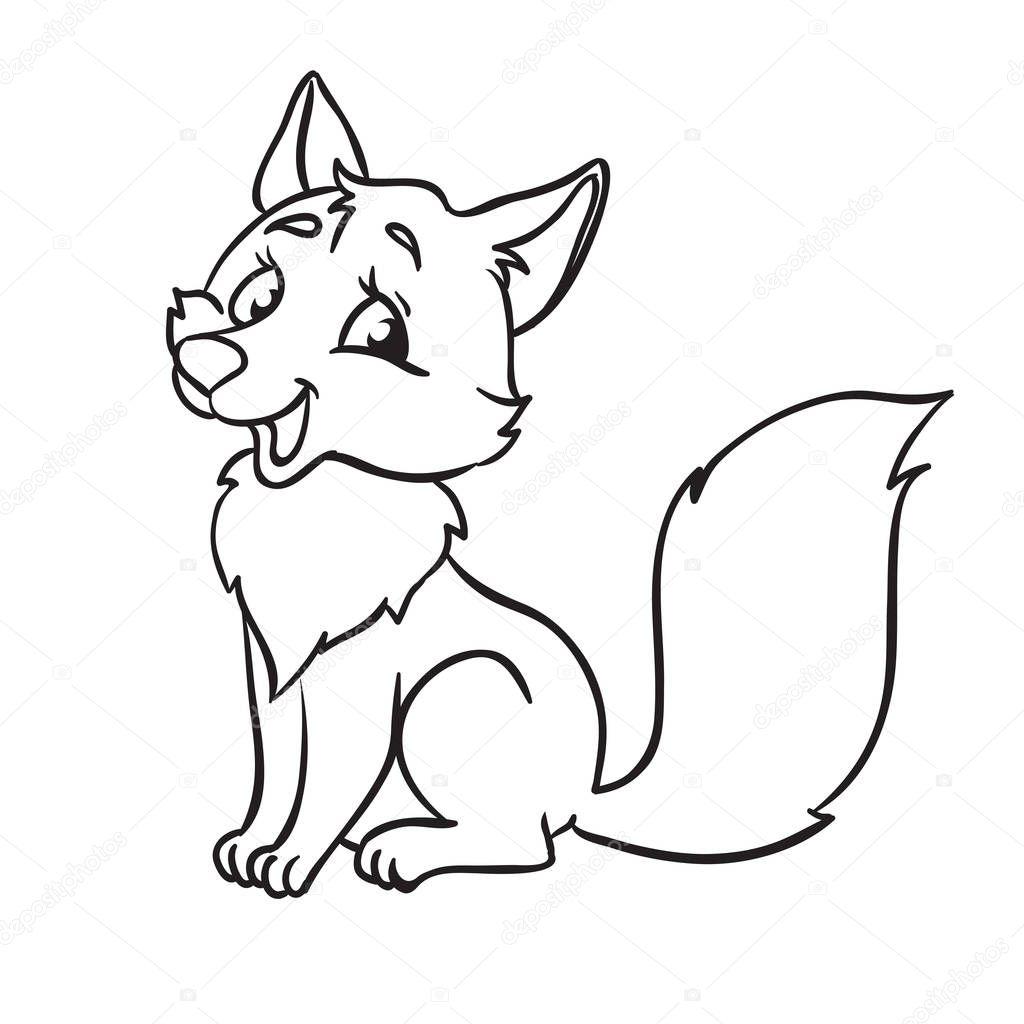 Fox Cartoon Colouring Pages Page 2 Az Coloring Sketch Coloring Page