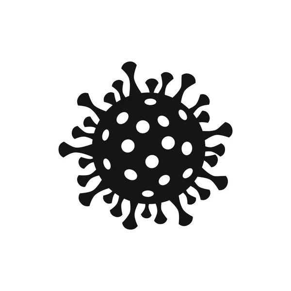 Gefährliche Coronavirus Bakterien Zell Icon, 2019-nCoV. — Stockvektor