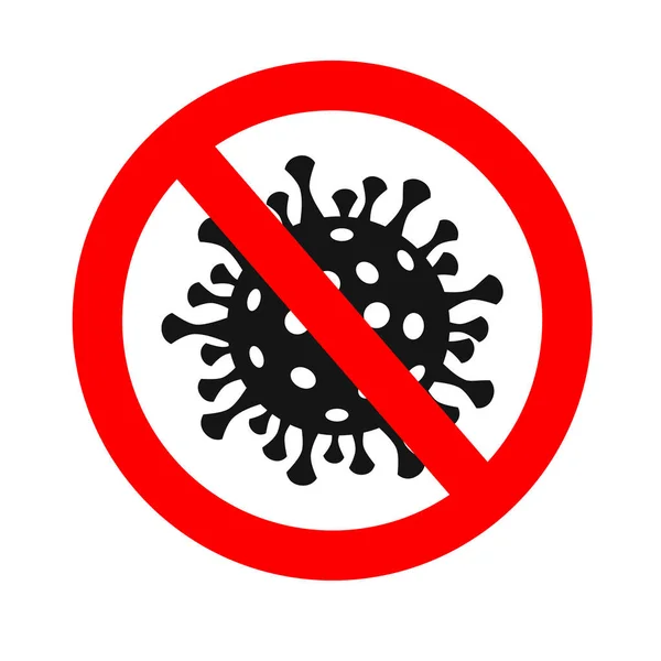 Stop coronavirus. Coronavirus danger and public health risk disease and flu outbreak. — Stock Vector