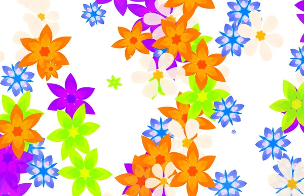Barevné Květinové Pozadí — Stock fotografie