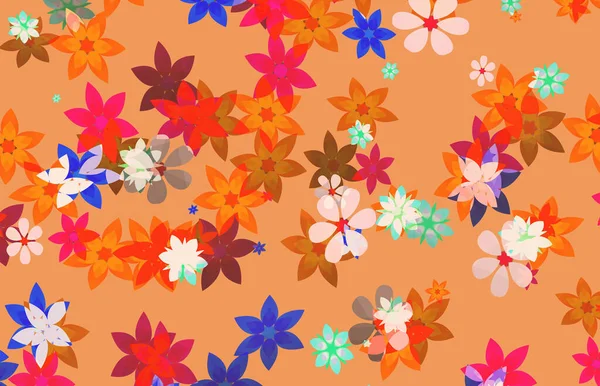 Colored Floral Flower Background — Stock Photo, Image