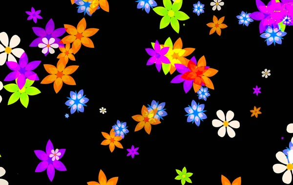 装饰花卉背景图 — 图库照片