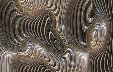 Gelecekçi modern metal arka planı