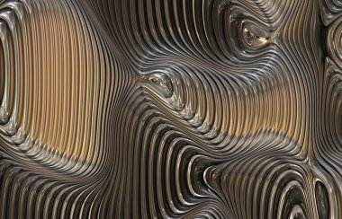 Gelecekçi modern metal arka planı