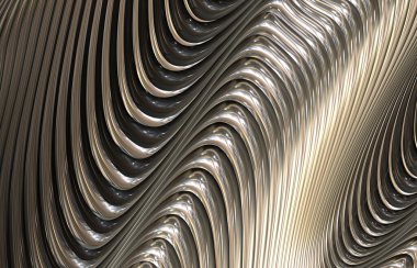 Gelecekçi modern metal arka planı