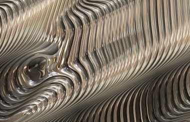 Gelecekçi modern metal arka planı