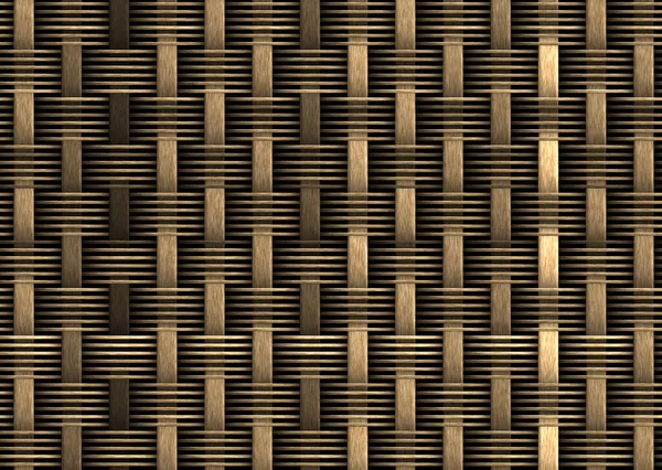 Vimini Rattan Tessuta Texture — Foto Stock